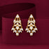 925 Chandelier Polki Pearl Earrings