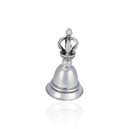 925 Crown head Bell Sterling Silver Miniature