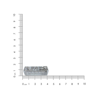 925 Electrical Keyboard Sterling Silver Crafted Miniature