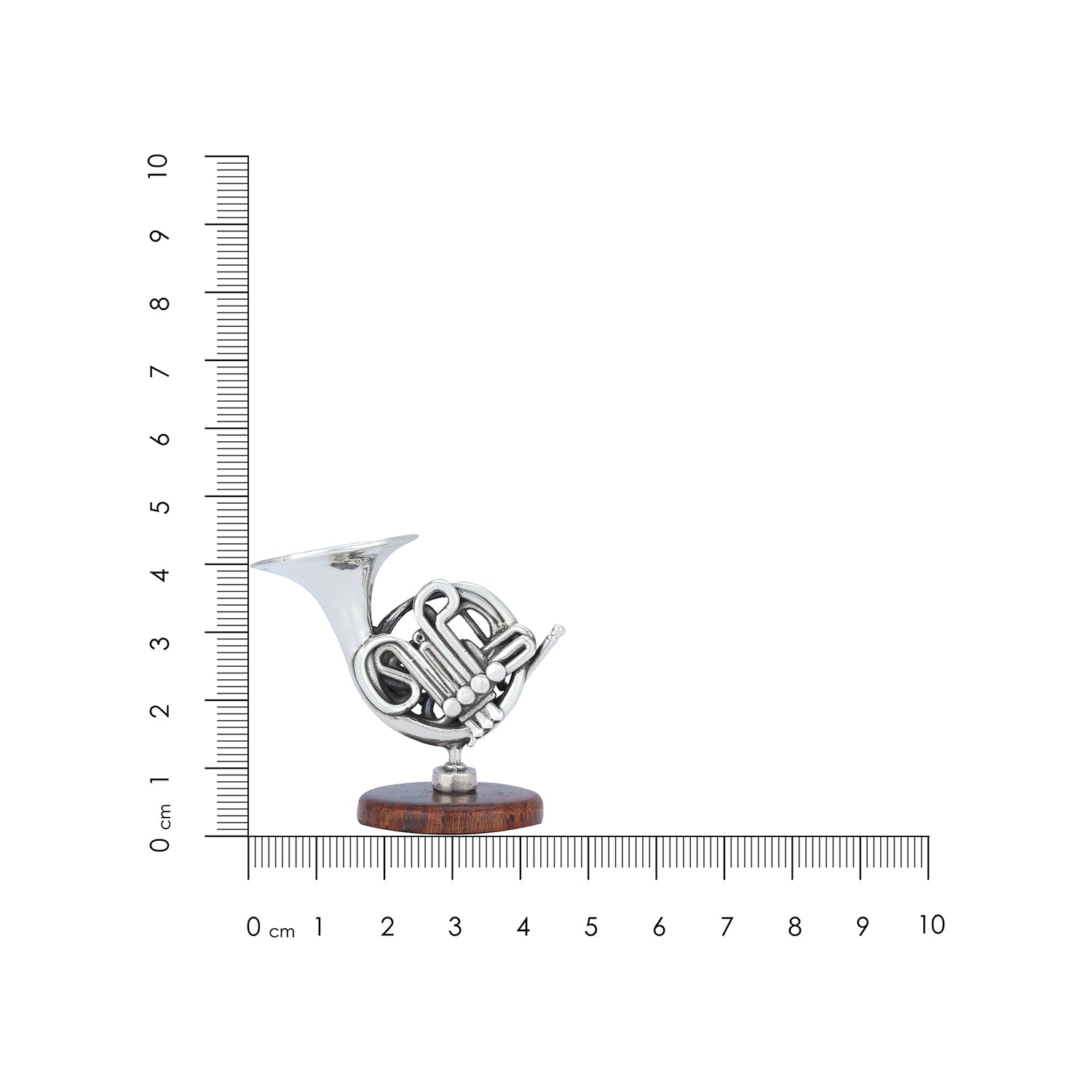 925 French Horn Sterling Silver Miniature