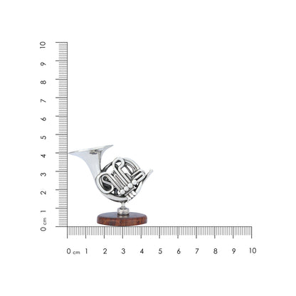 925 French Horn Sterling Silver Miniature