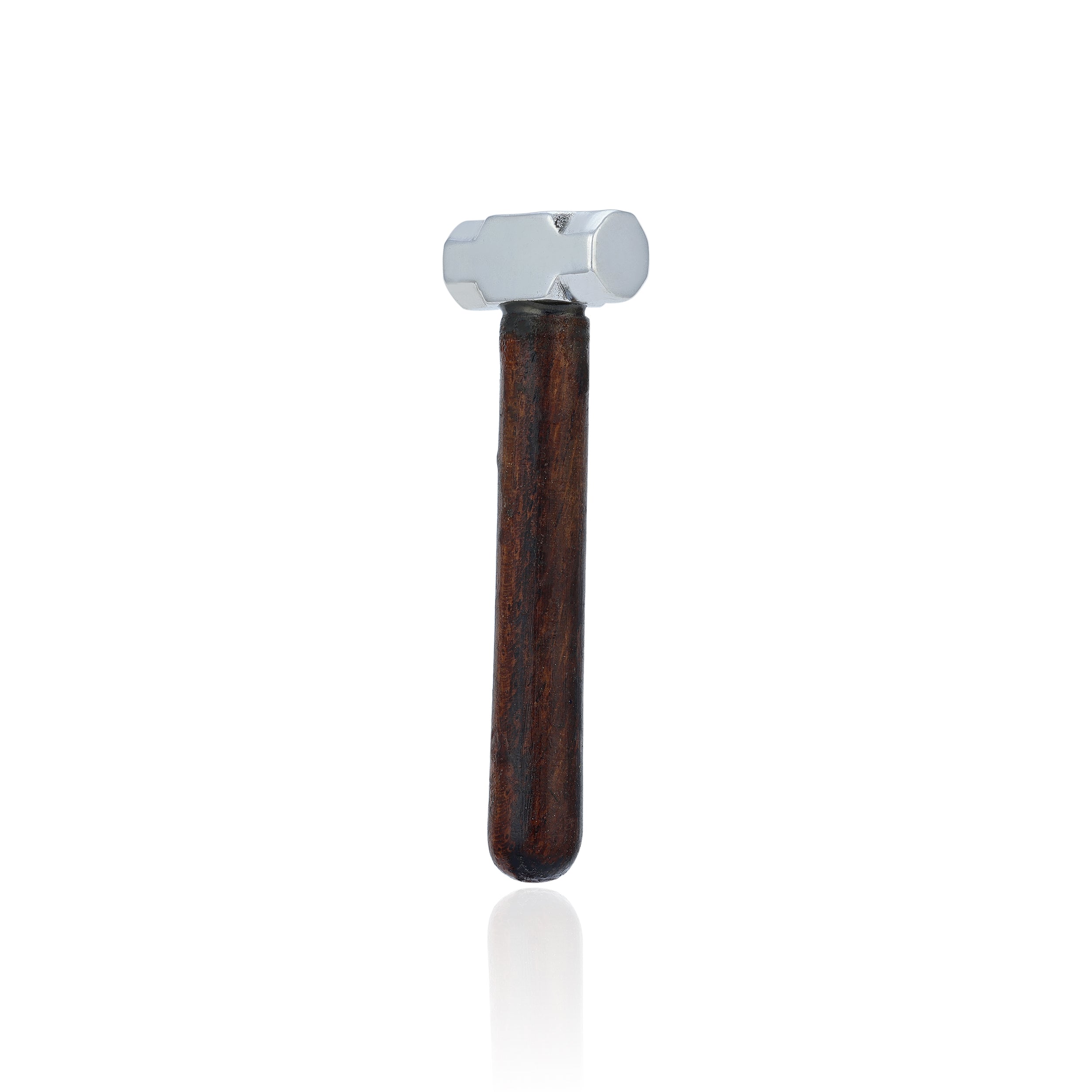 925 Hammer Wooden Handle Sterling Silver Miniature