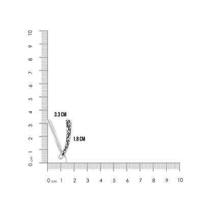 925 Luxury Blade Sterling Silver Miniature