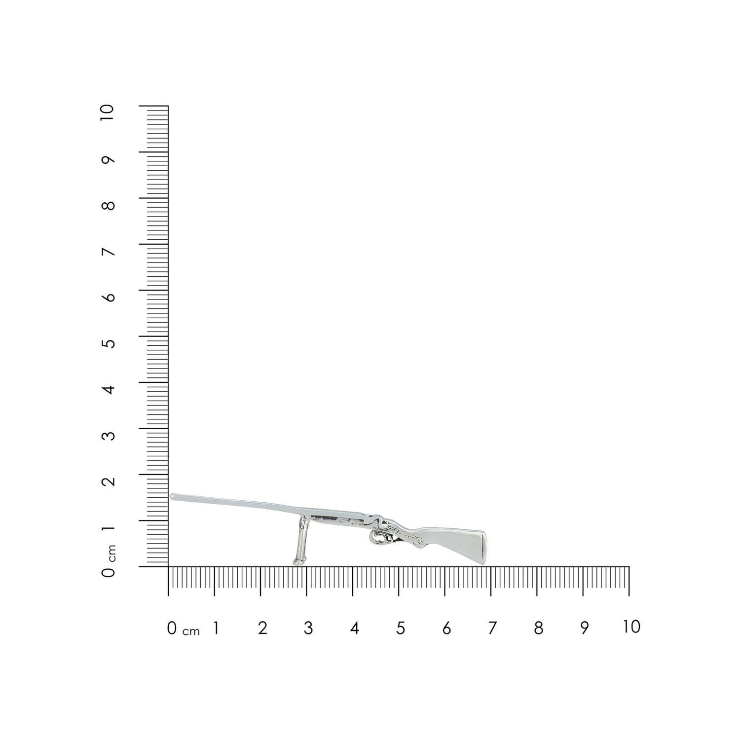 925 Realistic Gun Sterling Silver Miniature