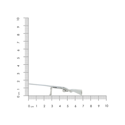 925 Realistic Gun Sterling Silver Miniature