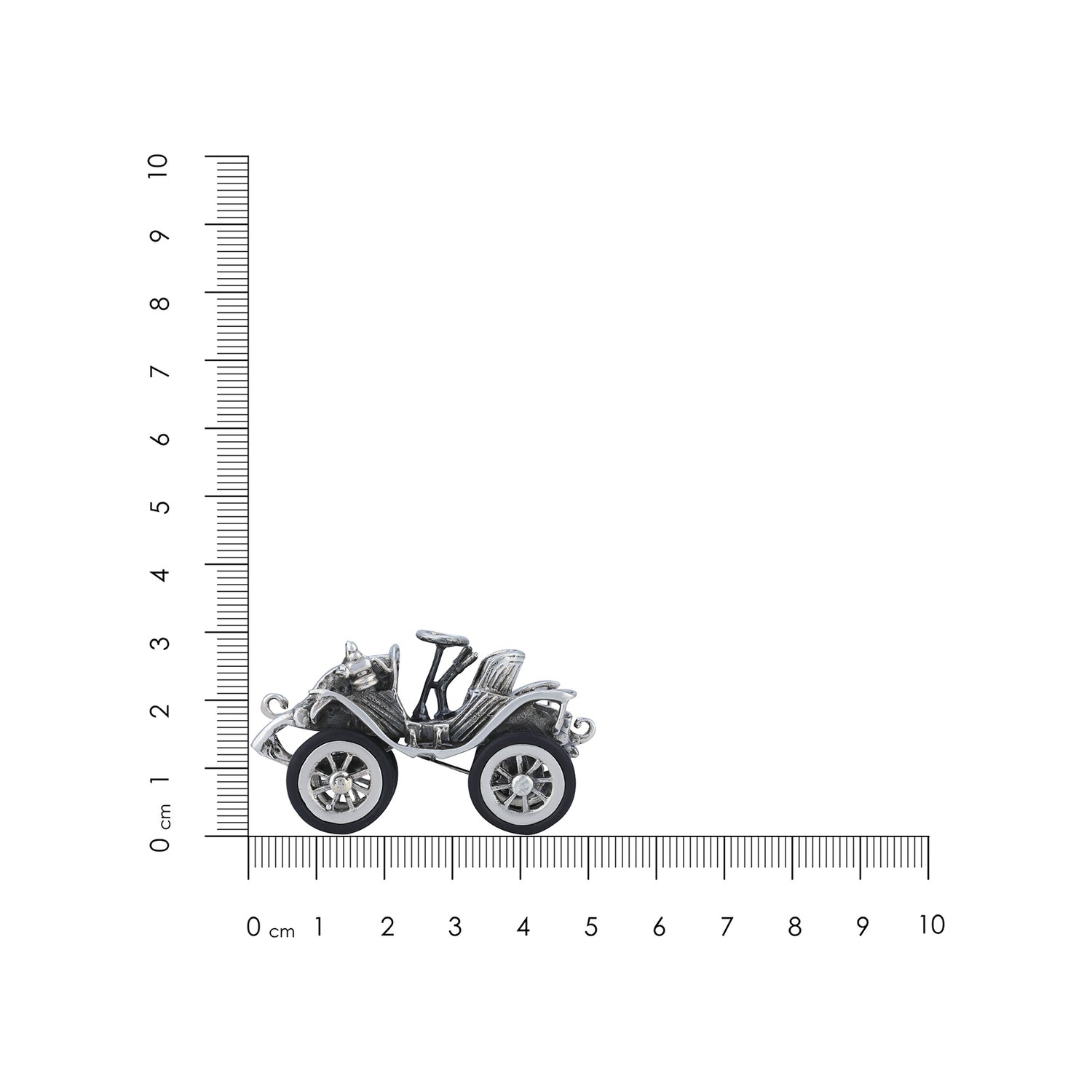 925 Retro Motorcar Sterling Silver Miniature