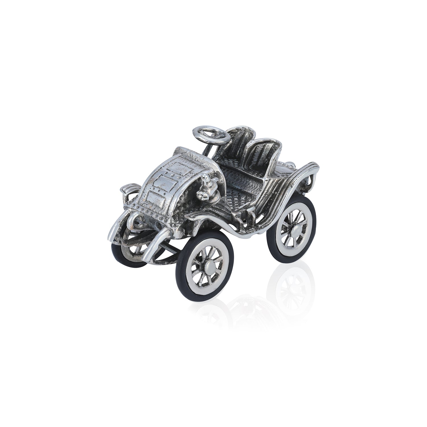 925 Retro Motorcar Sterling Silver Miniature