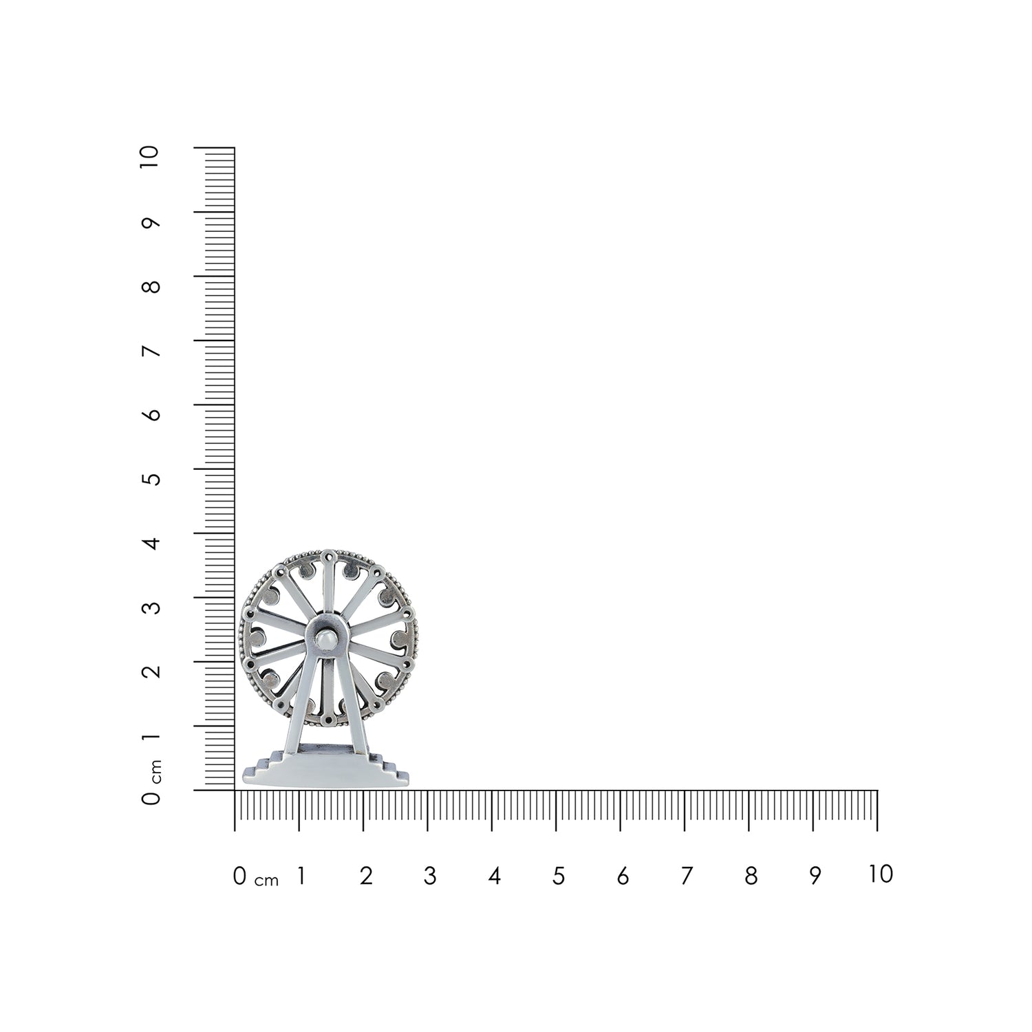 925 Rotating London Wheel Sterling Silver Miniature