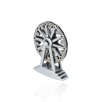 925 Rotating London Wheel Sterling Silver Miniature