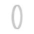 925 Silver Eternal Core Matte Polish Rhodium Plated Kada for Men