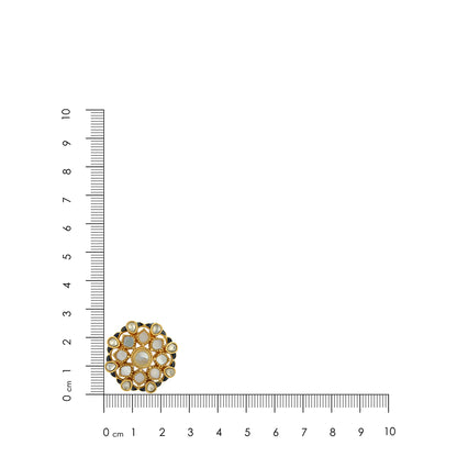 925 Sterling Silver Antique Gold Harmony Earrings for Women