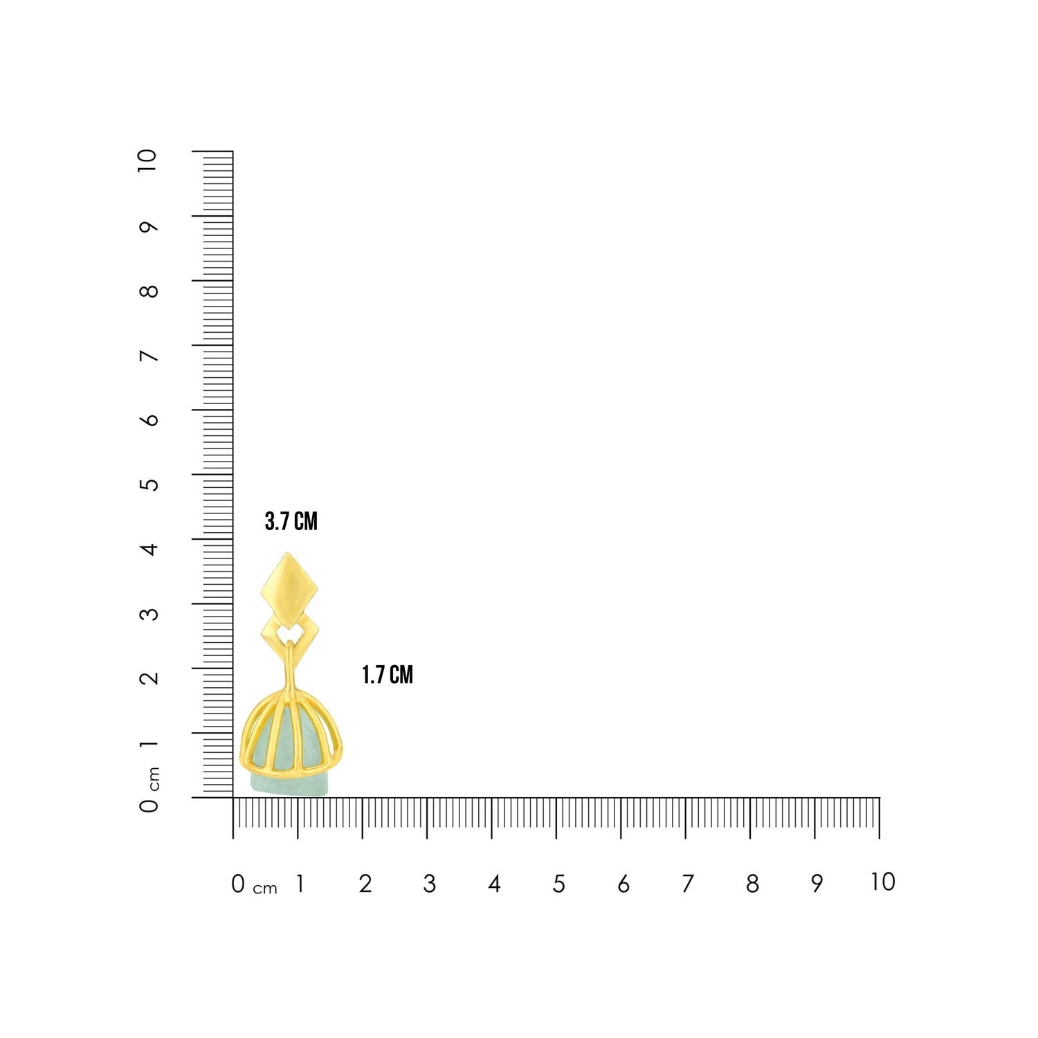 925 Sterling Silver Luminous Crystal Cage Earrings for Women