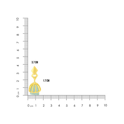 925 Sterling Silver Luminous Crystal Cage Earrings for Women