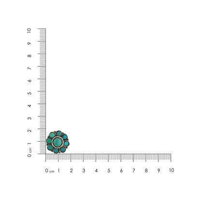 925 Sterling Silver Multi-Stone Turquoise Earrings for Women