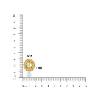 925 Sterling Silver Antique Sunflower Pearl Earrings for Earrings