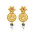 925 Sterling Silver Floral Cascade Pearl Earrings for Women