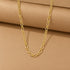 925 Sterling Silver Gold Plated Orbit Twist Link Chain for Men