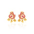925 Sterling Silver Graceful Peacock Drop Earrings for Women