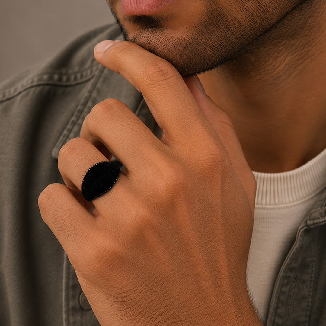 925 Sterling Silver Mens Bold Ring