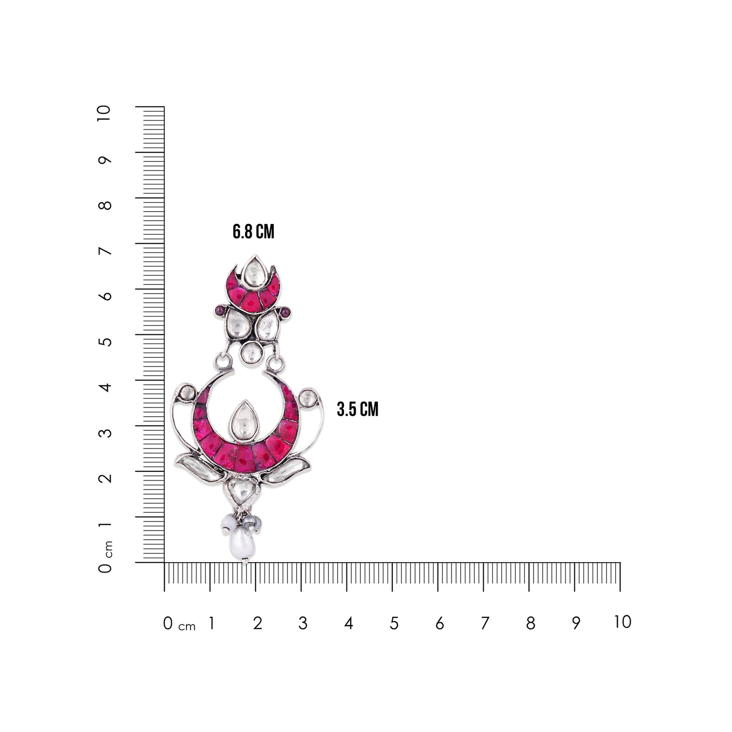 925 Sterling Silver Pearl Layered Earrings for Women 