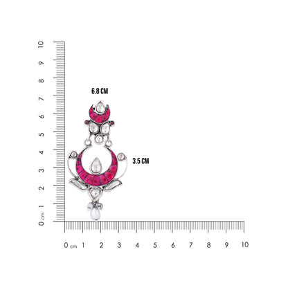 925 Sterling Silver Pearl Layered Earrings for Women 