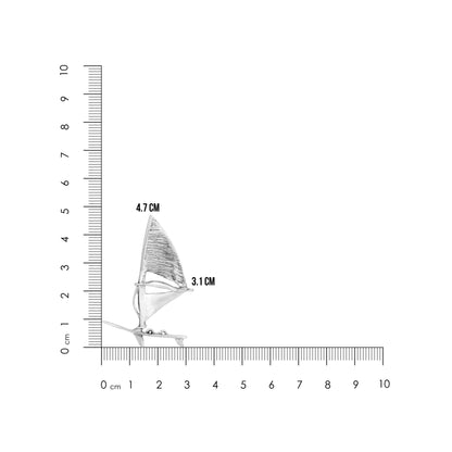 925 Sterling Silver Sailing Miniature Boat
