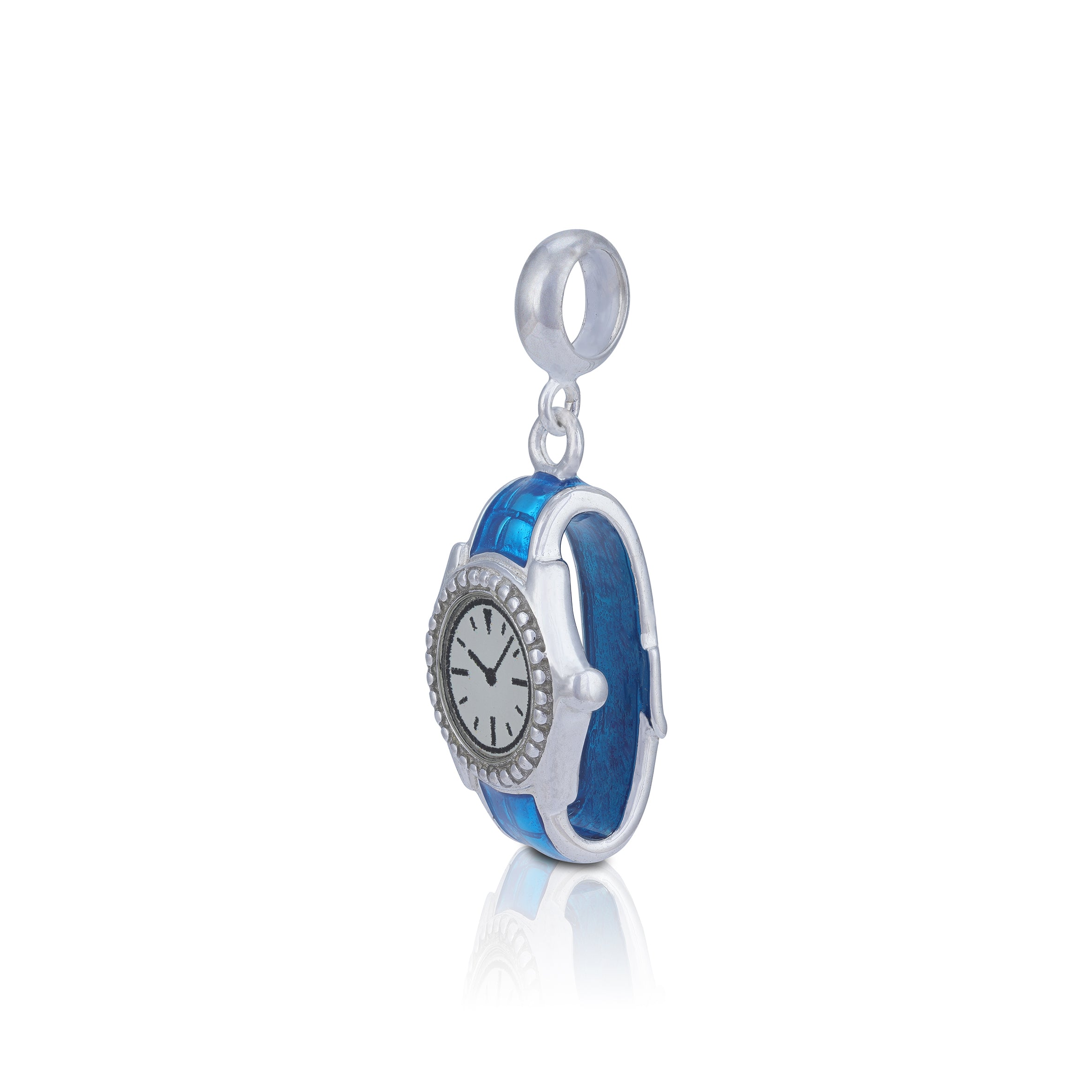 925 Sterling Silver Stylish Seconds Dangle Charm Pendant for Women