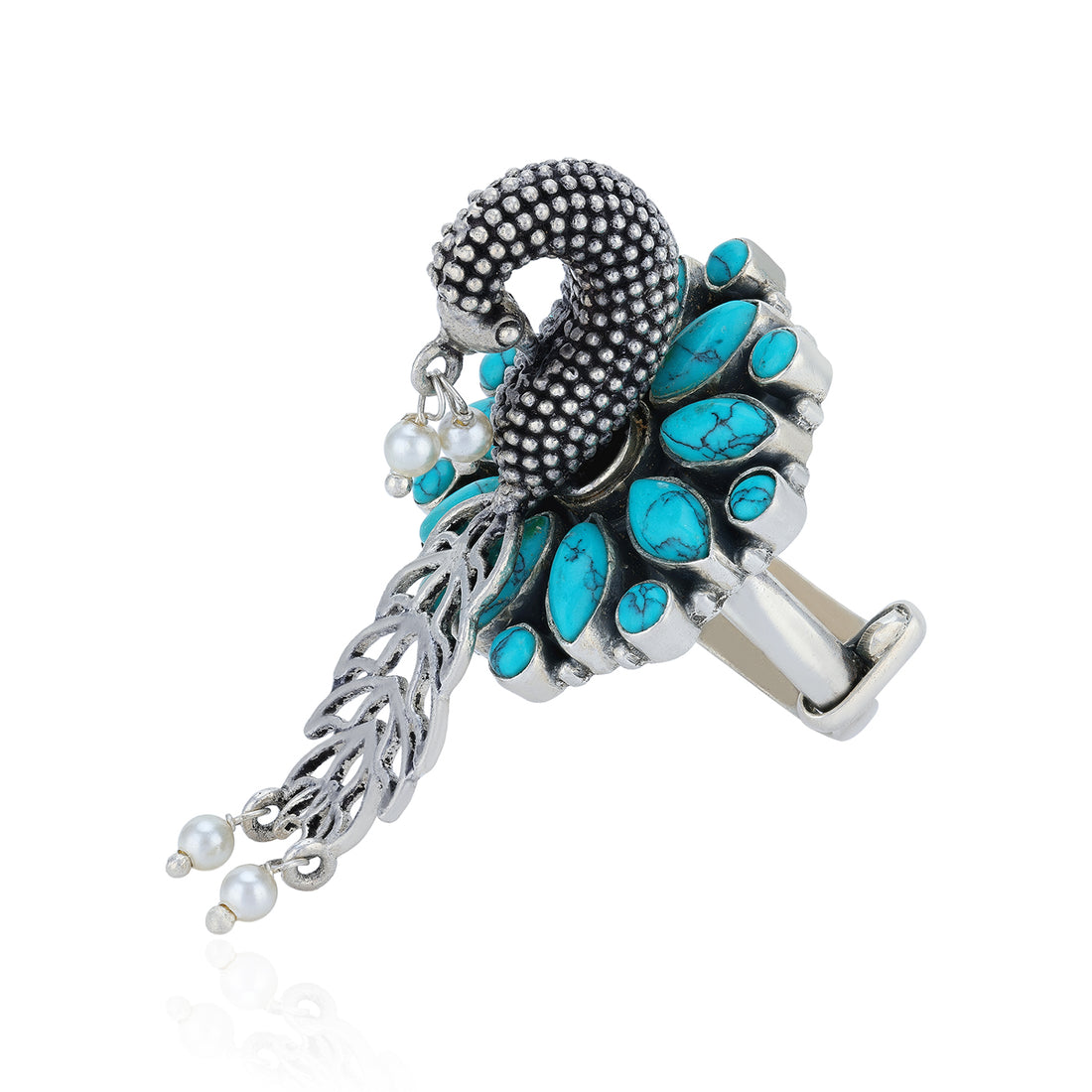 925Sterling_Silver_Blue_Blossom_Drape_Earrings_for_Women