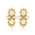 925 Sterling Silver Classic Elongated Vertical Kundan Earrings for Women