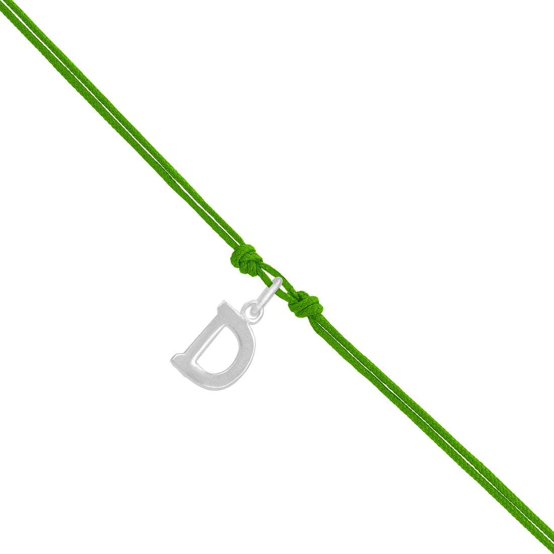 925 Sterling Silver D Shaped In Pure Grace Pendant Rakhi For Brother