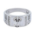 925 Sterling Silver Devotional Perumal Panel with Side Stone Ring for Men