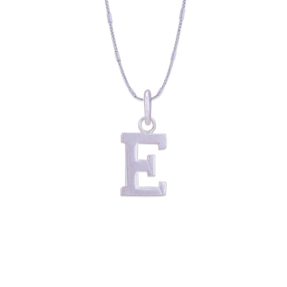 925 Sterling Silver E Rests In Classic Radiance Pendant Rakhi For Brother