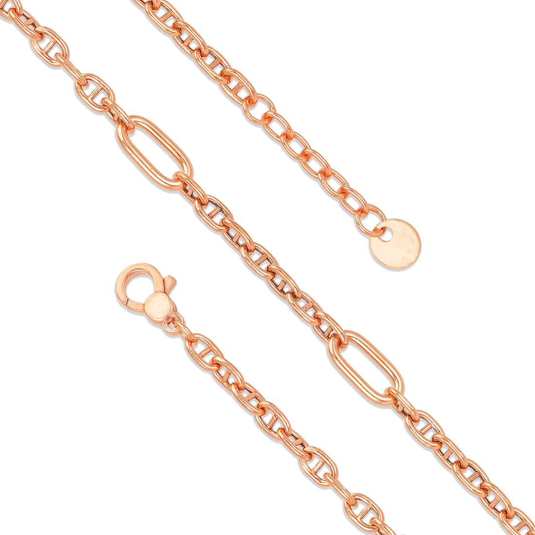 925 Sterling Silver Ember Matrix Toggle Bracelet for Men