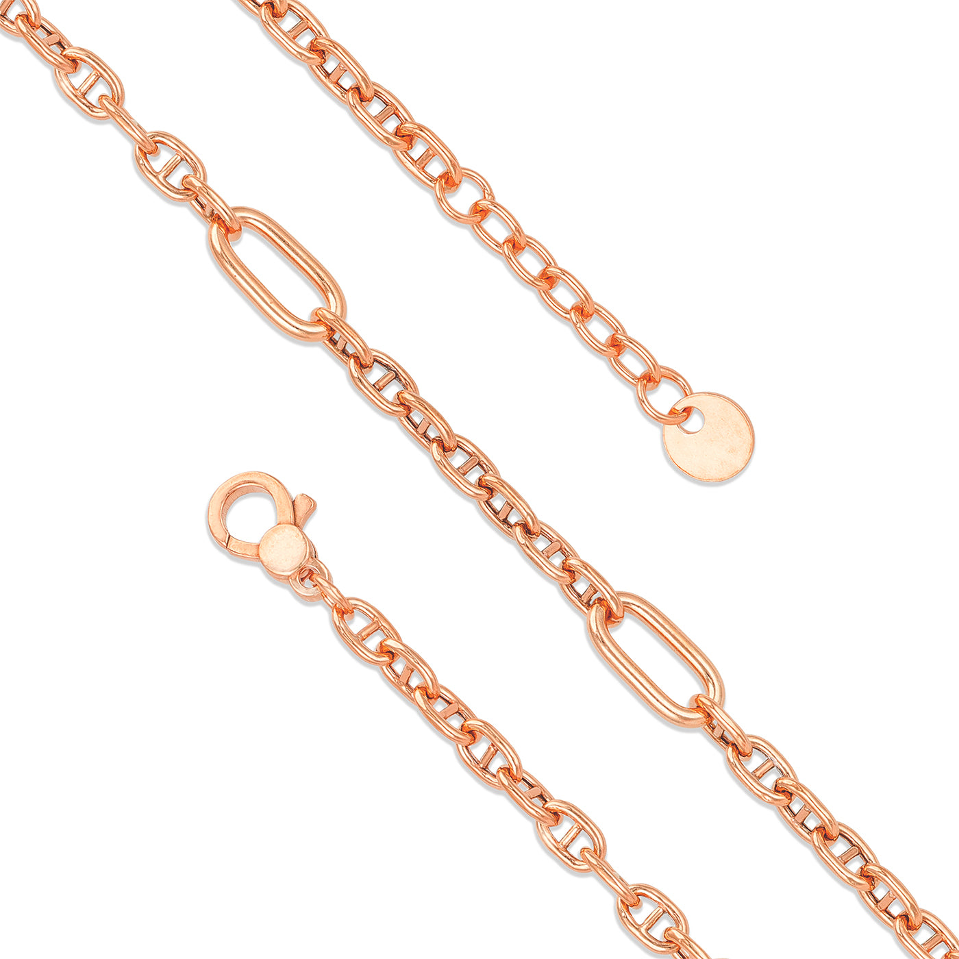 925 Sterling Silver Ember Matrix Toggle Bracelet for Men