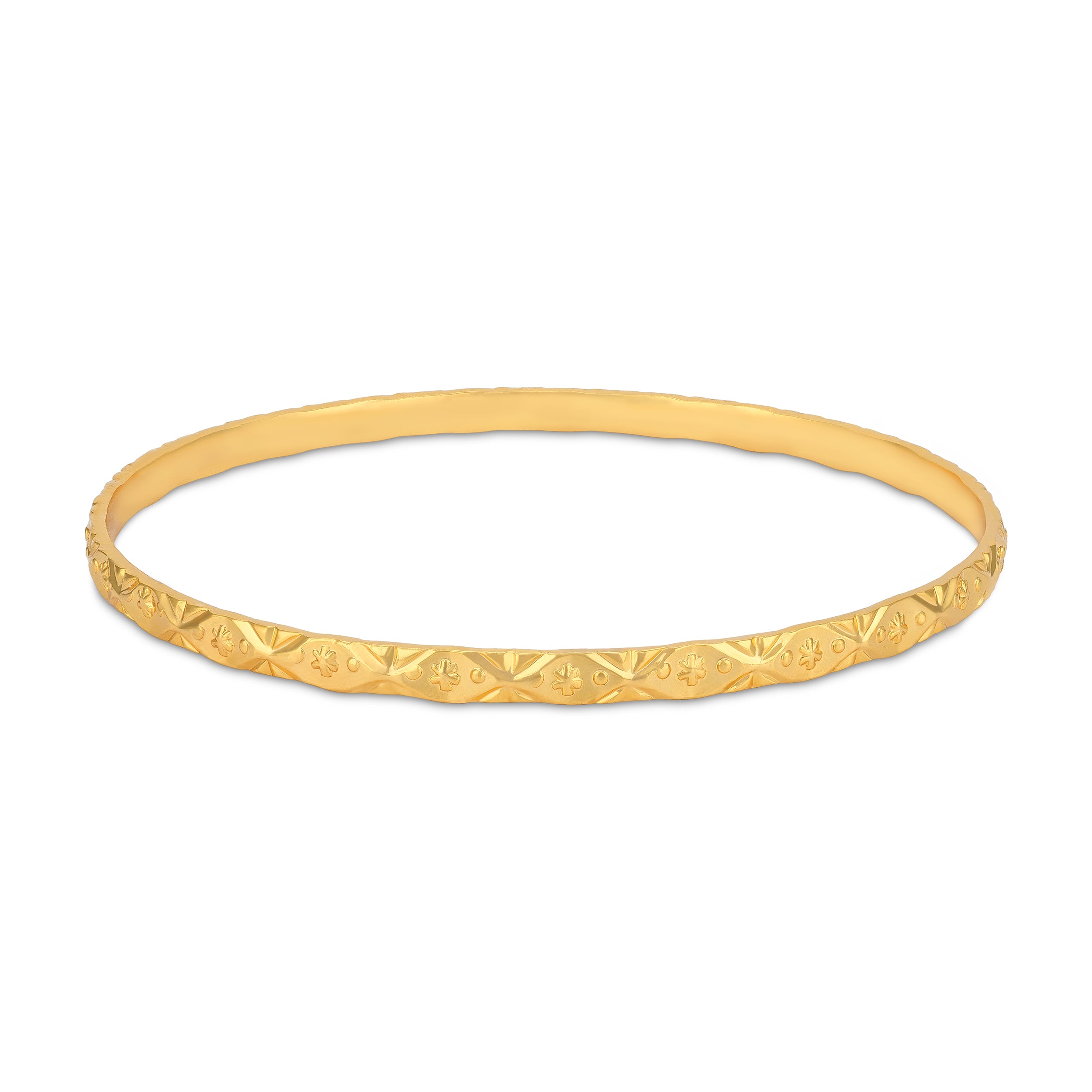 925 Sterling Silver Eternal Carved Shine Bangle for Women