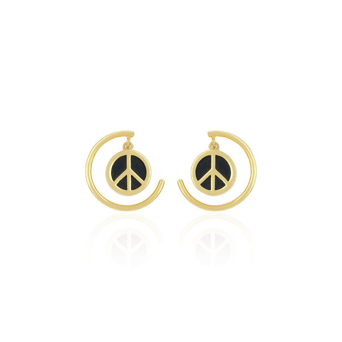 925 Sterling Silver Harmony Circle Hoop Earrings for Women