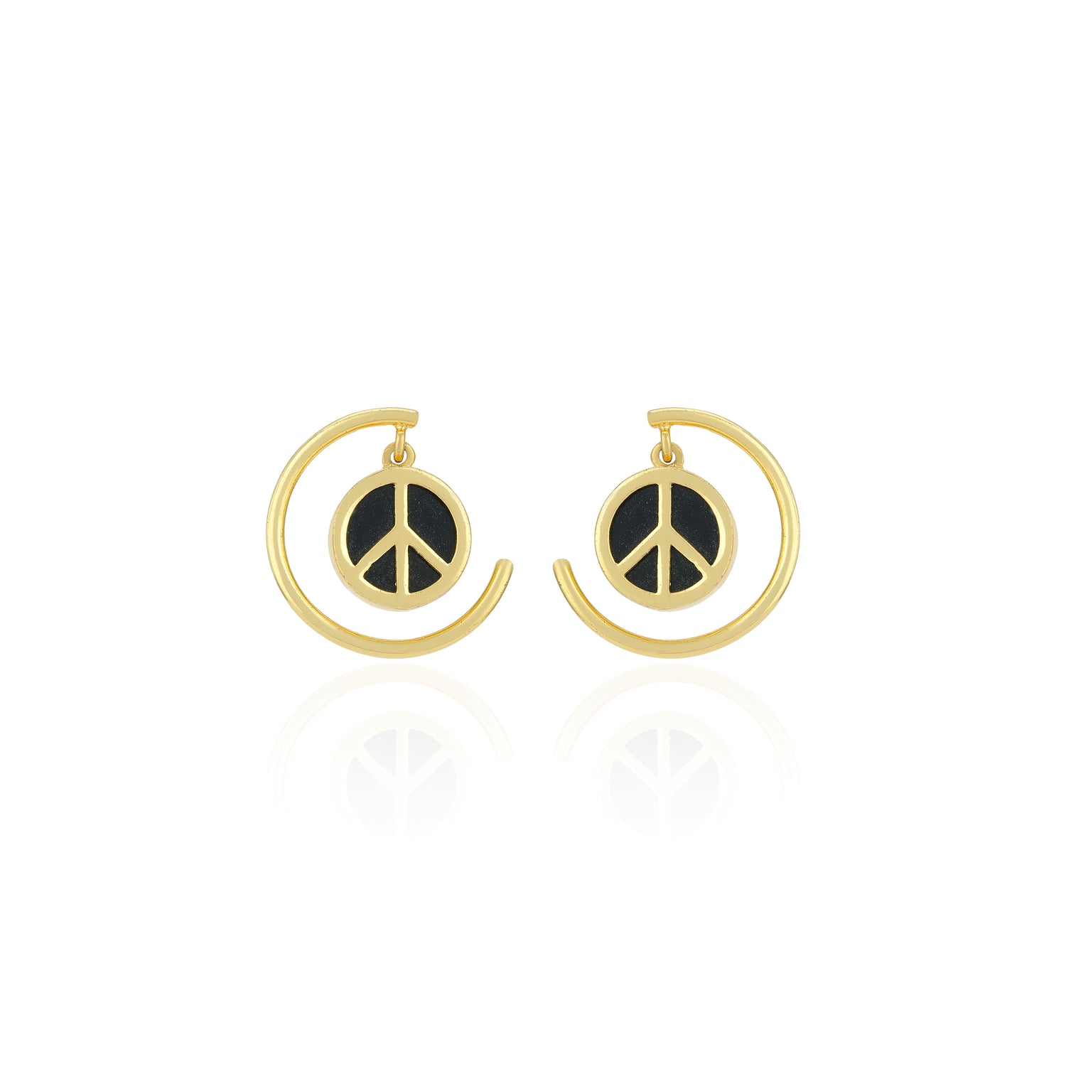 925 Sterling Silver Harmony Circle Hoop Earrings for Women