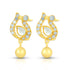 925 Sterling Silver Imperial Peacock Drop Earrings for Women