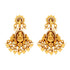 925 Sterling Silver Lakshmi Enshrined In Radiance Of Regal Glory Earrings For Women