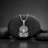 925 Sterling Silver Lord Hanuman Blessing Oxidised Pendants for Men & Women