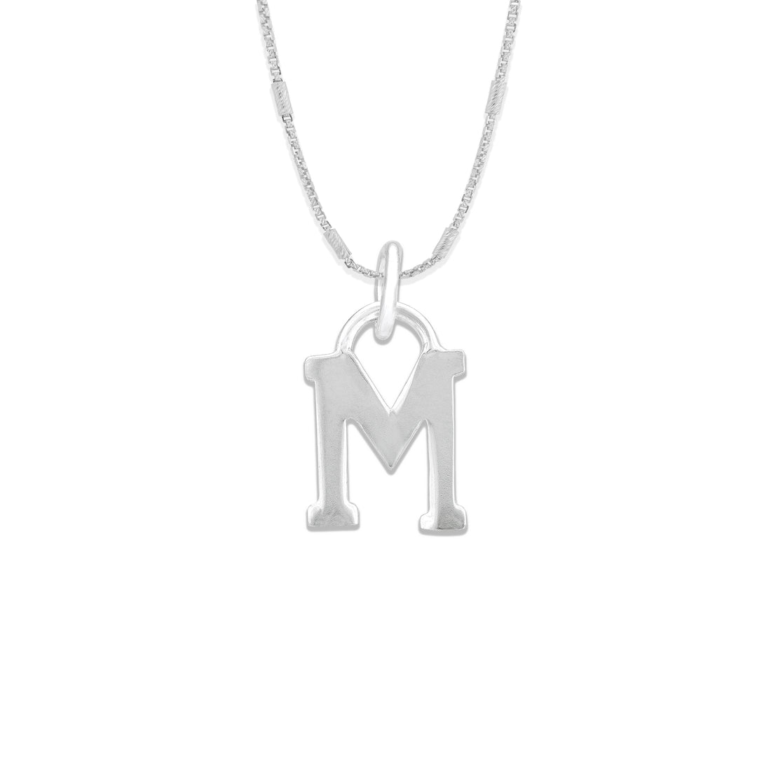 925 Sterling Silver M Shaped By Pure Elegance Pendant Rakhi For Brother