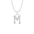 925 Sterling Silver M Shaped By Pure Elegance Pendant Rakhi For Brother