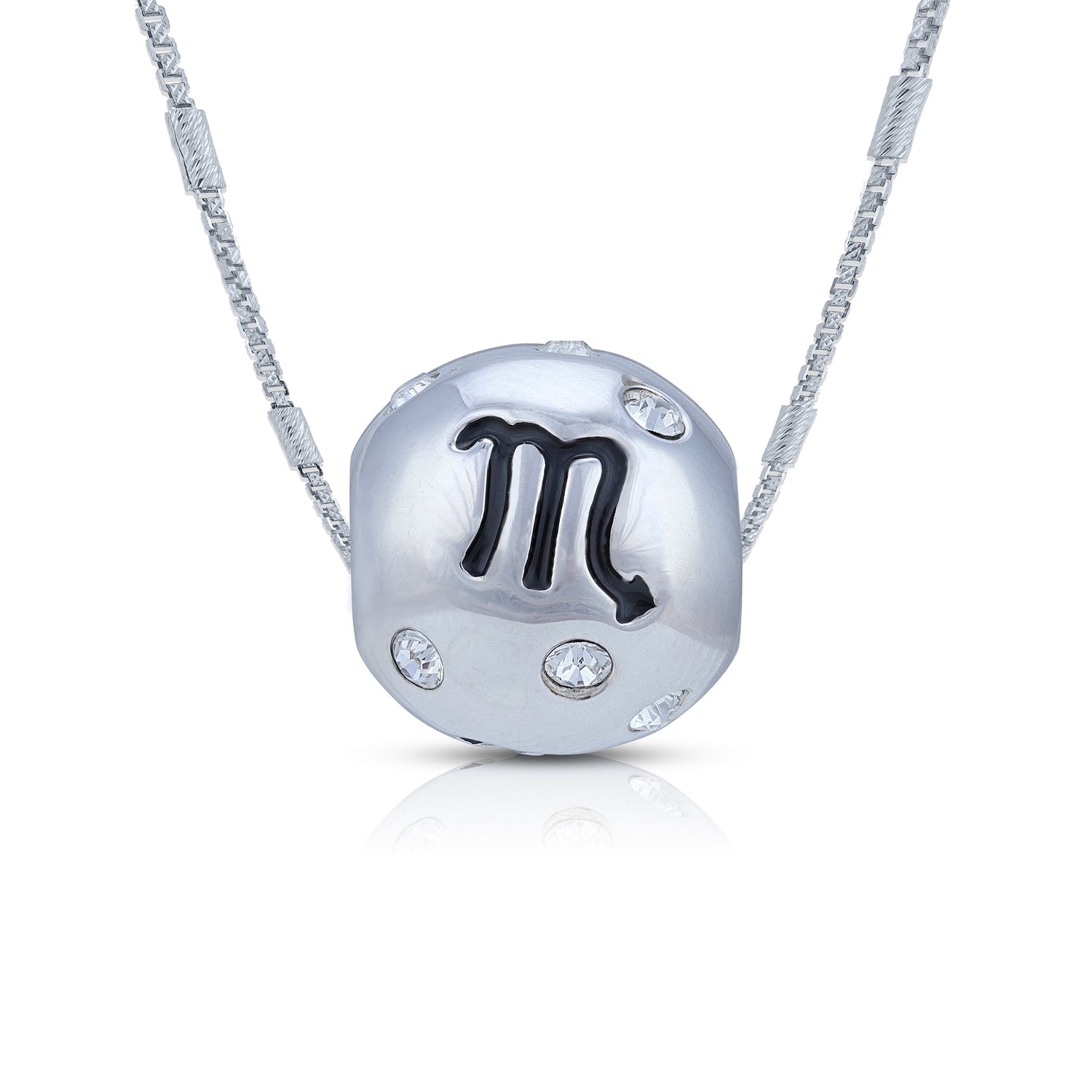 925 Sterling Silver Mystic Scorpio Charm Pendant for Women