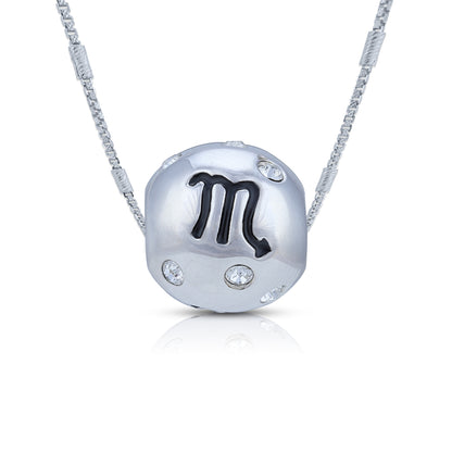 925 Sterling Silver Mystic Scorpio Charm Pendant for Women