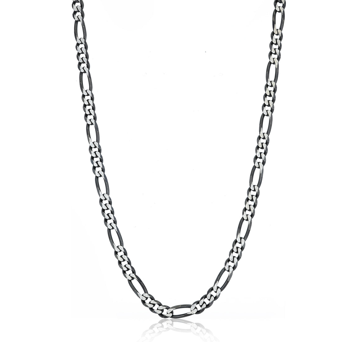 925 Sterling Silver Radiant Orbit DualTone Chain for Men