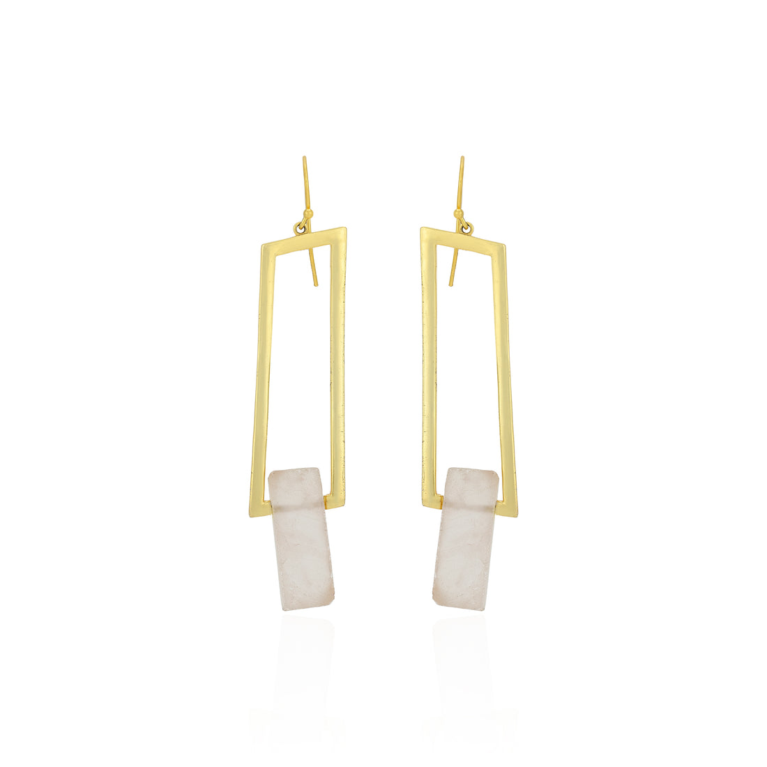 925 Sterling Silver Radiant Pink Cascade Earrings for Women