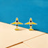 925 Sterling Silver Rhodium Plated Cloud rider Stud For Kids