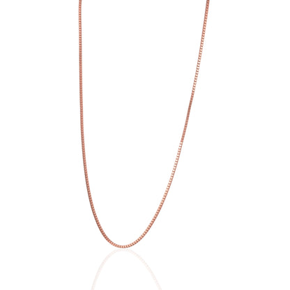 925 Sterling Silver Rose Gold Plated Fusion Matrix Link Chain for Men