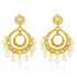 925 Sterling Silver Royal Chandbali Dangle Earrings for Women