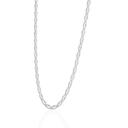 925 Sterling Silver Royal Crest Statement Chain for Men